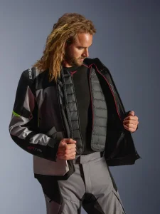 Jaqueta Alpinestars Masculina Andes V4 Drystar Cinza Escuro/Gelo